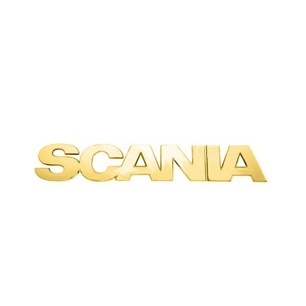 Imagem de Capa Emblema Letreiro Para Scania NTG R Dourado