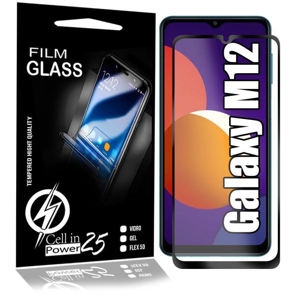 Imagem de Capa Emborrachada Galaxy M12 M127 6.5  + Pelicula 3d + Camera - Cell In Power25