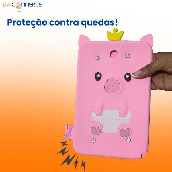 Imagem de Capa Emborrachada Infantil P/ Tablet M7s Go M7s Lite M7 Wifi + Película de Vidro