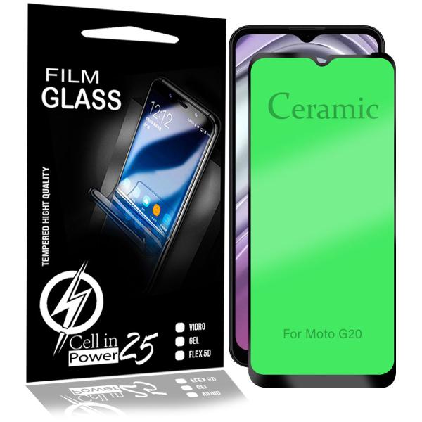 Imagem de Capa Emborrachada Moto G20 6.5 XT2128-1 + Película DE CERÂMICA - Cell In Power25