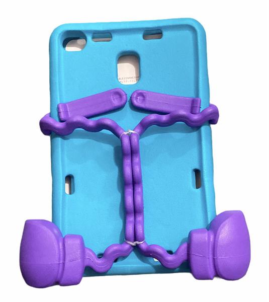 Imagem de Capa Emborrachada Suporte Infantil p/ tablet Samsung Galaxy A7 lite T220 T225 8.7" + Película Vidro