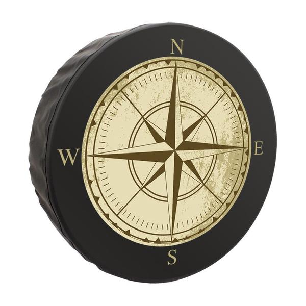 Capa Estepe Ecosport /12 Pneu 205/65 15 Rosa dos Ventos Compass - COMIX Imagem de Capa Estepe Ecosport /12 Pneu 205/65 15 Rosa dos Ventos Compass