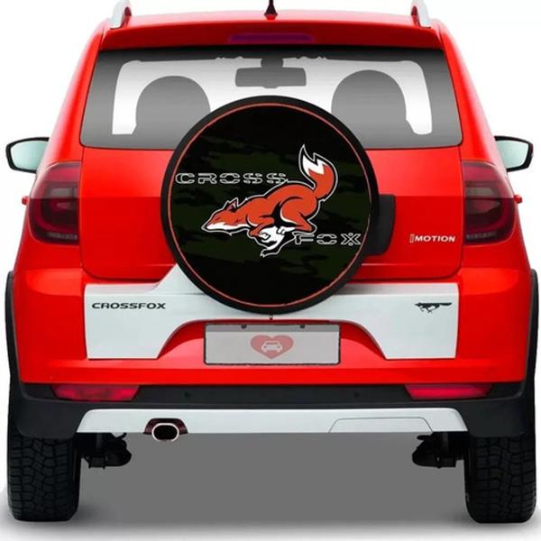 Capa Estepe Para Carro Crossfox Raposa Red* 2005 2006 2007 - Auto's Imagem de Capa Estepe Para Carro Crossfox Raposa Red* 2005 2006 2007