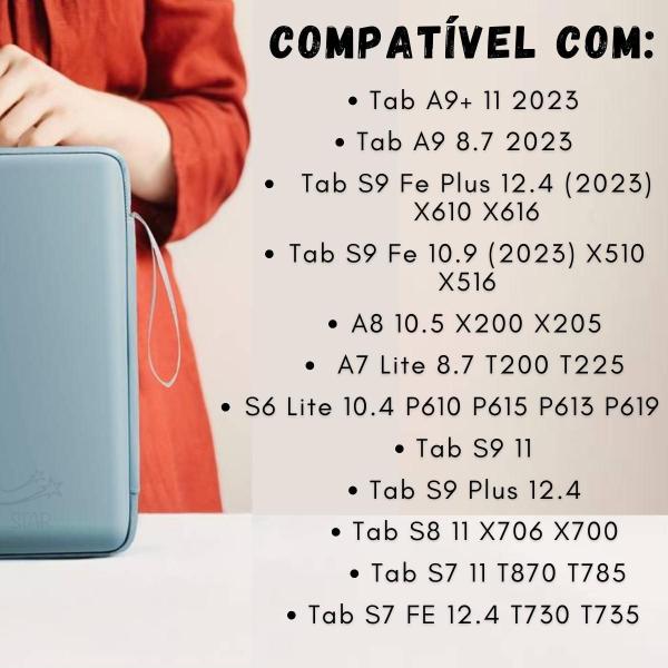 Imagem de Capa Estojo Transporte Para Tablet Samsung S8 11 X706 X700