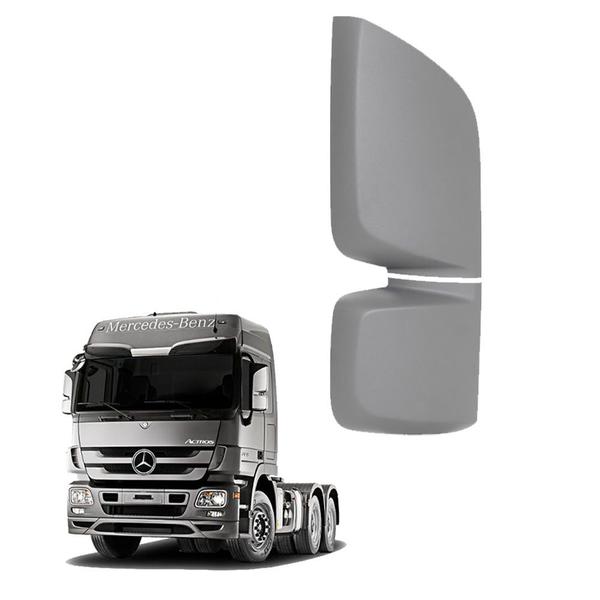 Imagem de Capa Externa Cinza Retrovisor para MB Actros 2016 2017 LD