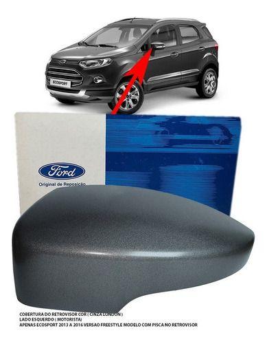 Imagem de Capa externa espelho retrovisor externo lado esquerdo motorista ecosport versao freestyle 2015 2016