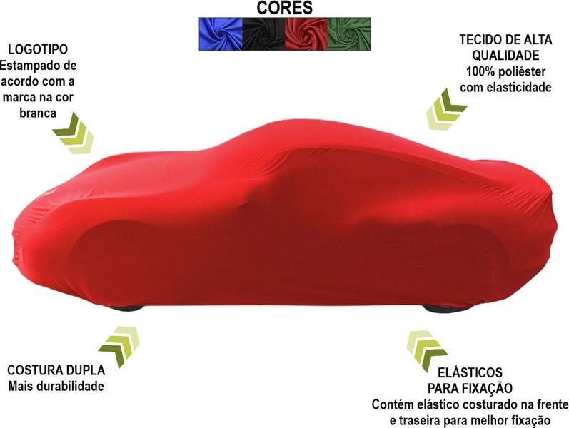 Imagem de Capa Ferrari 488 Tecido Lycra Macio Não Risca Pintura