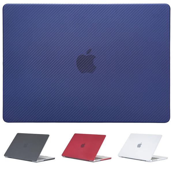 Imagem de Capa Fibra de Carbono Compatível Com Macbook Air 13.6 pol A3113 CorAzul