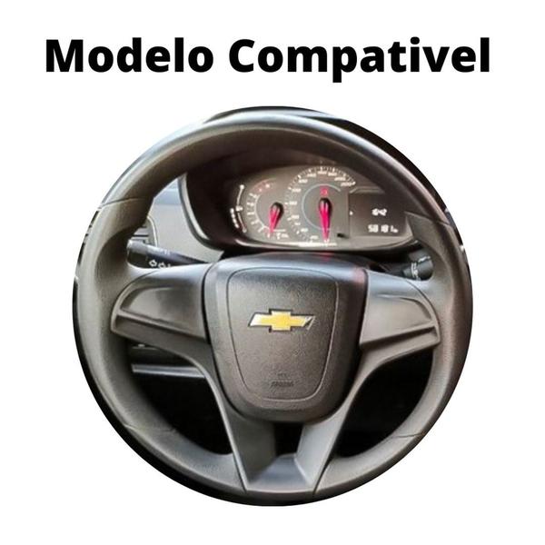 Imagem de Capa Forração Couro Volante De Borracha Chevrolet Cobalt Spin Novo Prisma