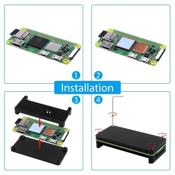 Imagem de Capa GeeekPi para Raspberry Pi Zero 2 W/Zero W com acessório