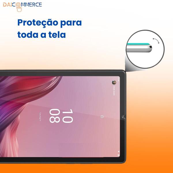 Imagem de Capa Giratória Dinossauro P/ Tablet Lenovo Tab M9 9 polegadas + Película de Vidro