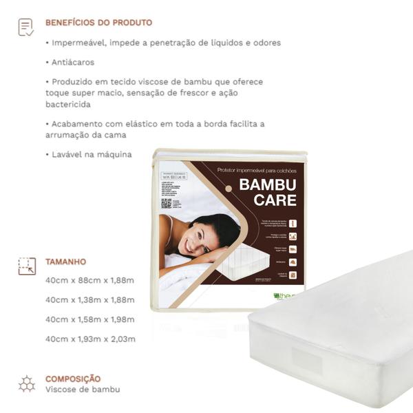 Capa Impermeável - Bambu Care Theva Imagem de Capa Impermeável - Bambu Care Theva