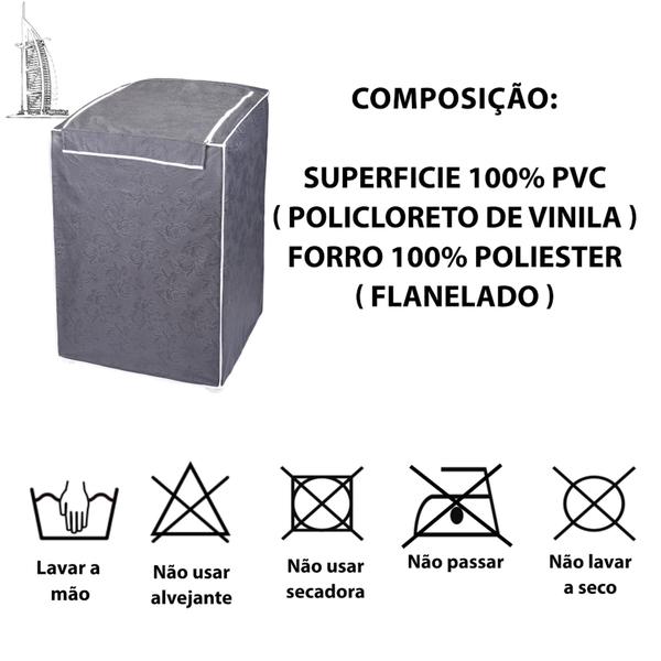 Imagem de Capa Impermeável Máquina Lavar Roupas 12 13 15 16 17 e 18Kg Electrolux