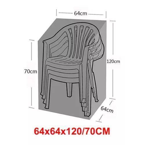 Imagem de Capa Impermeável Para Cadeira 64X64X120/70Cm