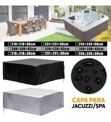 Imagem de Capa Impermeável Para Jacuzzi/spa 205x205x10cm