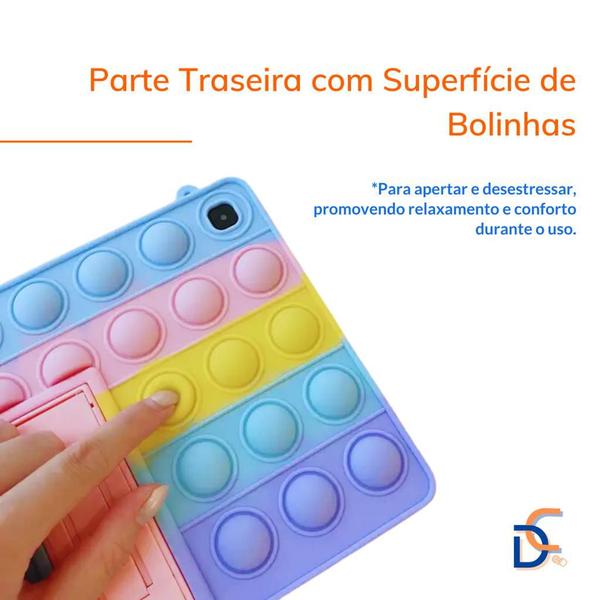 Imagem de Capa infantil p/ Tablet Samsung Galaxy Tab A 10.1" + Caneta Touch