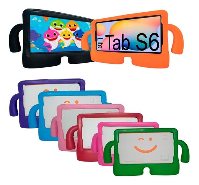 Imagem de Capa Infantil Para Tablet Tab S6 Lite 10.4 P610 + Caneta