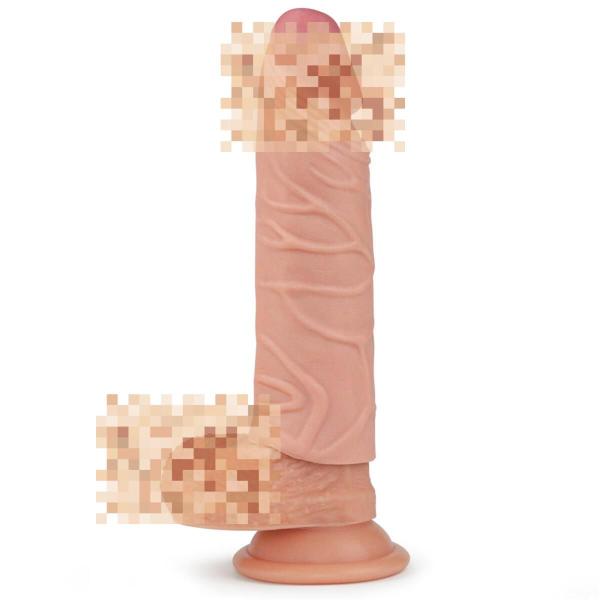 Imagem de Capa Interno 13,5cm Peniana Totalizando 17cm em Silicone Lovetoy