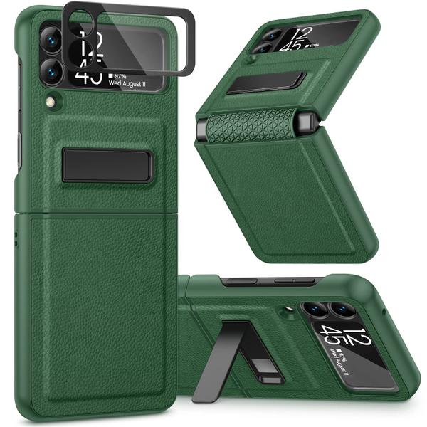 Imagem de Capa Kickstand Caka para Samsung Galaxy Z Flip 3 5G com protetor