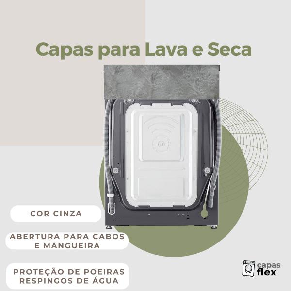 Imagem de Capa lava e seca brastemp 10kg bnq10as transparente flex