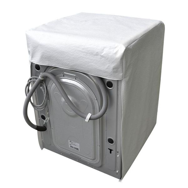 Imagem de Capa Lava e Seca LG 11kg Smart Care Prime Abertura Frontal Transparente Ziper Branca