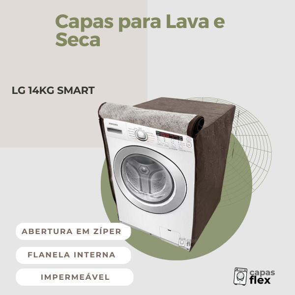 Imagem de Capa lava e seca lg 14kg smart impermeável flex