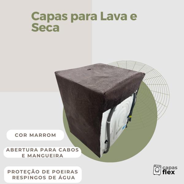 Imagem de Capa lava e seca midea 12,5kg wi-fi impermeável flex