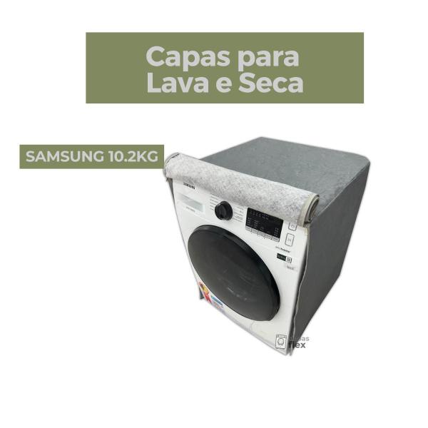 Imagem de Capa lava e seca samsung 10.2kg impermeável flex