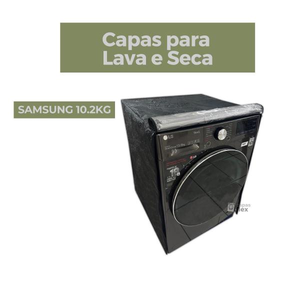 Imagem de Capa lava e seca samsung 10.2kg transparente flex