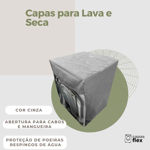 Imagem de Capa lava e seca samsung 14kg wd14t impermeável flex