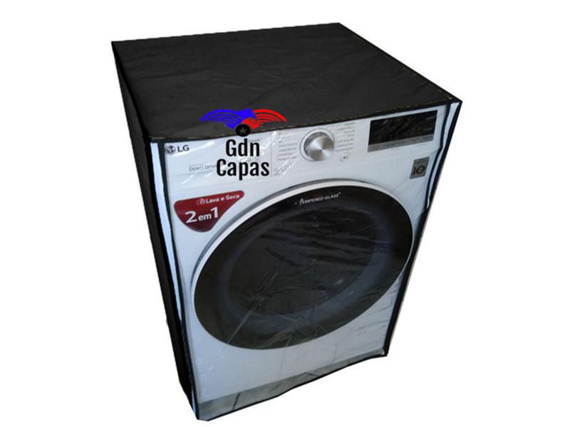 Imagem de Capa Lava E Seca Samsung 15kg Eco Bubble Wd15h7300kp frente transparente