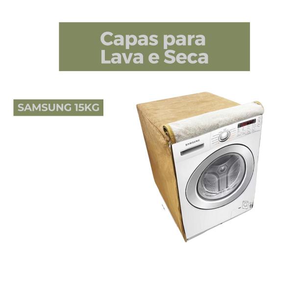 Capa lava e seca samsung 15kg mpermeável flex - Capas Flex Imagem de Capa lava e seca samsung 15kg mpermeável flex