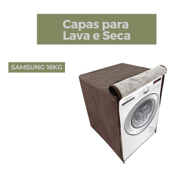 Imagem de Capa lava e seca samsung 16kg impermeável flex