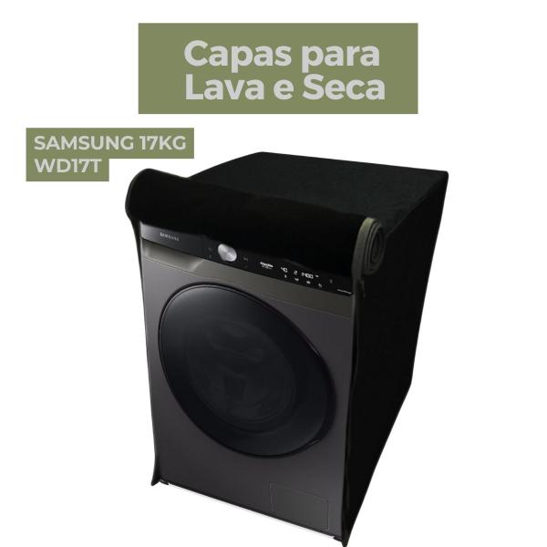 Imagem de Capa lava e seca samsung 17kg wd17t smart impermeável flex