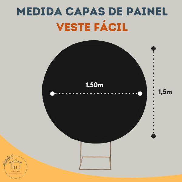Capa Lisa Para Painel Redondo Em Malha Gel Helanca Para Festa 1,50 - Ibitex Imagem de Capa Lisa Para Painel Redondo Em Malha Gel Helanca Para Festa 1,50