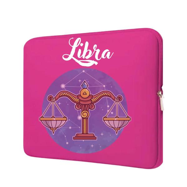 Imagem de Capa Luva protetora Rosa para notebook ou tablet de até 15 Polegadas personalizadas com Signos 