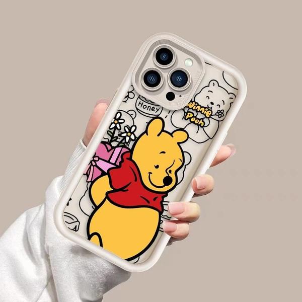 Imagem de Capa Macia Winnie the Pooh para iPhone 15/14/13/12/11 - Estilo Adorável