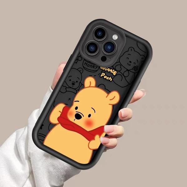 Imagem de Capa Macia Winnie the Pooh para iPhone 15/14/13/12/11 - Estilo Adorável