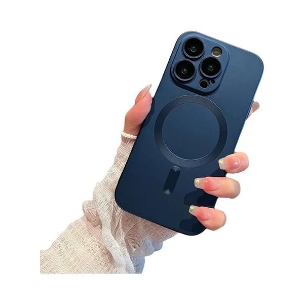 Capa MagSafe de Luxo para iPhone 16/15/14/13/12/11 - Carregamento Sem Fio