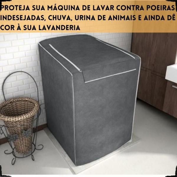 Capa Maquina De Lavar Brastemp Eletrolux Consul 12kg 13kg 14kg 15kg 16kg - Vida Pratika Imagem de Capa Maquina De Lavar Brastemp Eletrolux Consul 12kg 13kg 14kg 15kg 16kg