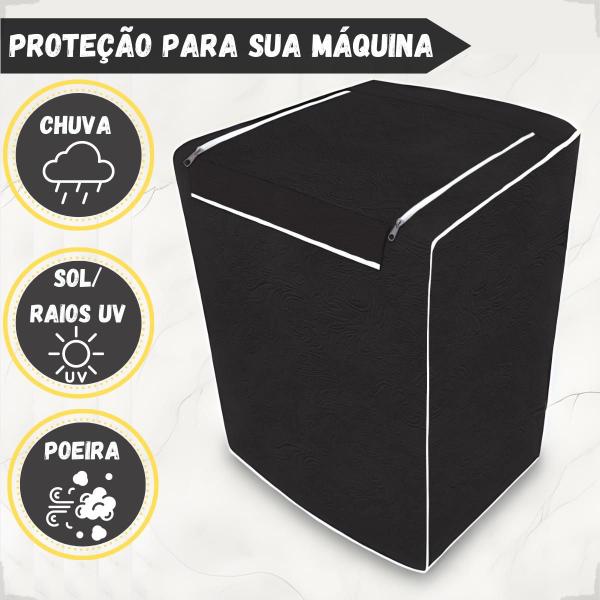 Capa Maquina De Lavar Brastemp Eletrolux Consul 12kg 13kg 14kg 15kg 16kg - Vida Pratika Imagem de Capa Maquina De Lavar Brastemp Eletrolux Consul 12kg 13kg 14kg 15kg 16kg