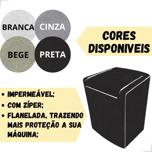 Capa Maquina De Lavar Brastemp Eletrolux Consul 12kg 13kg 14kg 15kg 16kg - Vida Pratika Imagem de Capa Maquina De Lavar Brastemp Eletrolux Consul 12kg 13kg 14kg 15kg 16kg