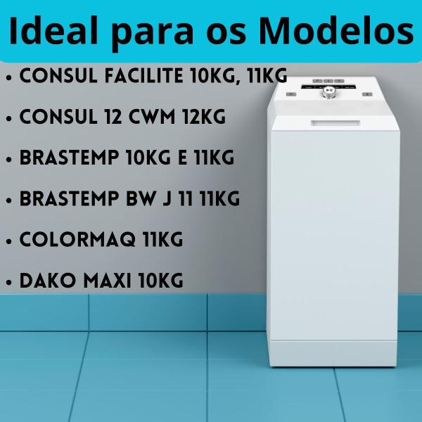 Imagem de Capa Maquina Lavar 11kg Consul Brastemp Colormak Dako Cinza