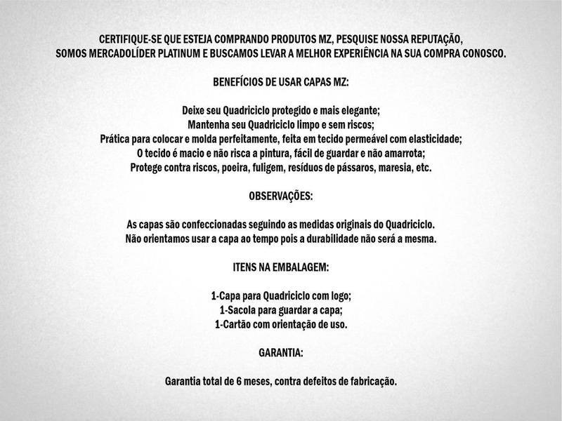 Capa Máxima Proteção Quadriciclo Yamaha Kodiak 700 Eps - Mz Imagem de Capa Máxima Proteção Quadriciclo Yamaha Kodiak 700 Eps