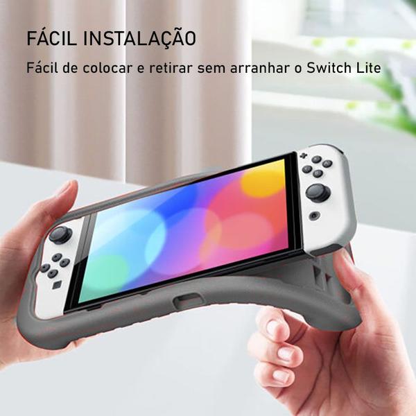 Imagem de Capa Nintendo Switch Lite Case Proteção Queda EVA Preto