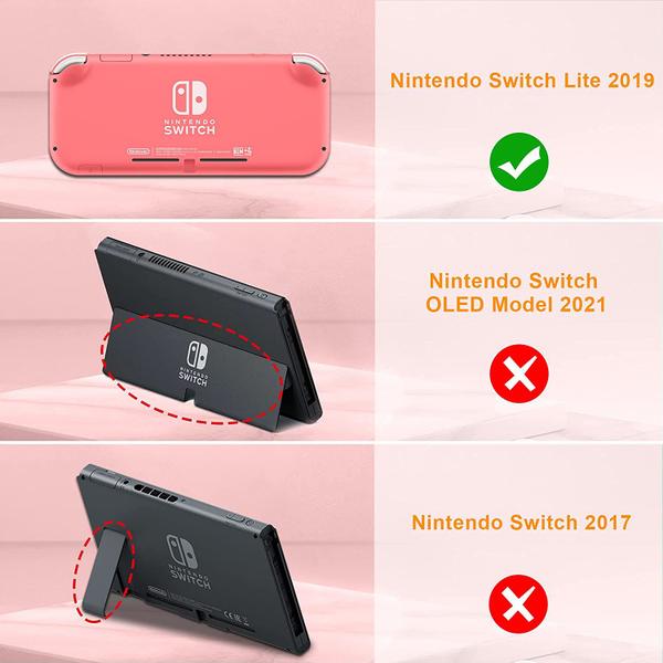 Imagem de Capa Nintendo Switch Lite Vermelha EVA + 4 Grips + Película