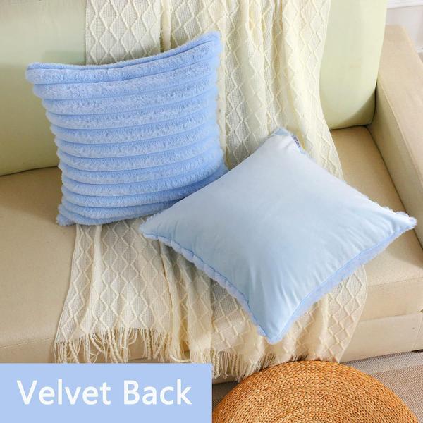 Capa p/ almofada em pelucia wave soft 2 lados - 40x40 cm - S DECOR Imagem de Capa p/ almofada em pelucia wave soft 2 lados - 40x40 cm