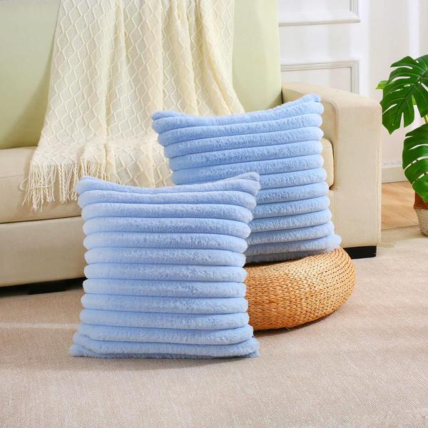Capa p/ almofada em pelucia wave soft 2 lados - 40x40 cm - S DECOR Imagem de Capa p/ almofada em pelucia wave soft 2 lados - 40x40 cm