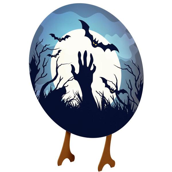 Capa Painel Halloween Tecido Helanca Sublimado Com Elástico - Decoraset Imagem de Capa Painel Halloween Tecido Helanca Sublimado Com Elástico