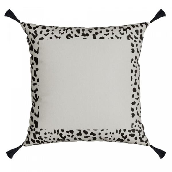 Imagem de Capa para Almofada com Pingente Tassel 50x50cm Silk Home Belchior Bege/Cinza/Preto/Branco